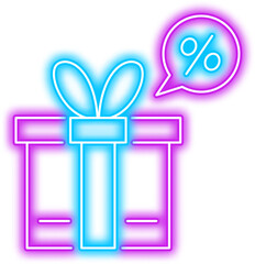 Neon Gift Discount Ecommerce