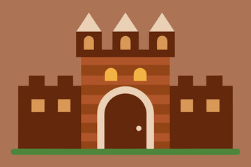 Fototapeta premium vector illustration of a church