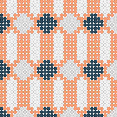 Pink vector seamless patterns set with hearts and stars for a baby scrapbook design or decorative textile paperPink vector seamless patterns set with hearts and stars 