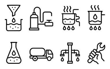 Desalination Icons Collection