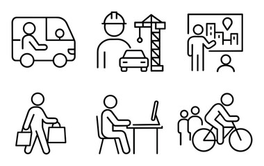 Urban Activities Icons