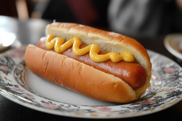 Hot Dog with Mustard