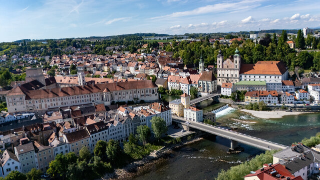 Luftaufnahme von Steyr