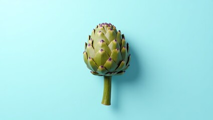 close up of a artichoke