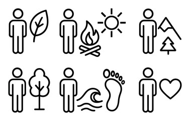 Nature Icon Grid