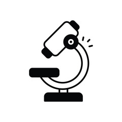 Research Black Glyph Vector Icon