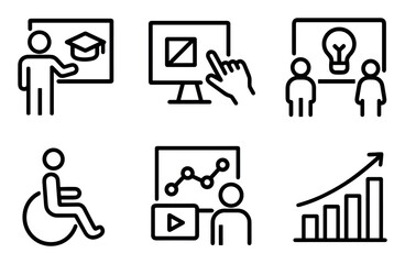 Minimalist Interactive Icons