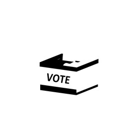 Cast your ballot this election season with a clear vote symbol on a ballot box