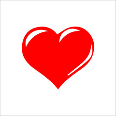 red heart vector