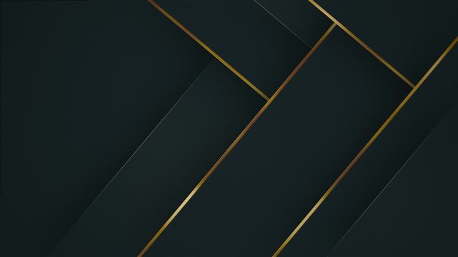 Dark abstract geometric background with gold lines luxury elegant design modern pattern diagonal