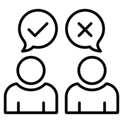 Understand line icon