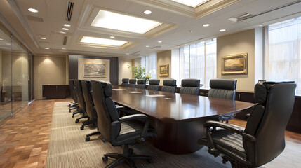conference room with chairs
