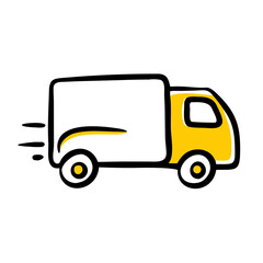 vector illustration of a truck