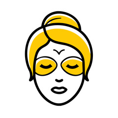 Face Mask Beauty Treatment Icon For Web And Graphic Design
