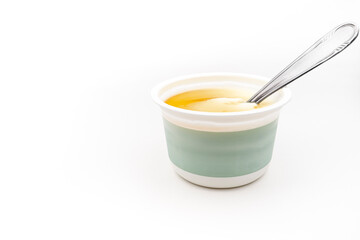 glass of yogurt