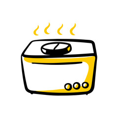 Kitchen Gas Stove Appliance Icon For Web And Graphic Design