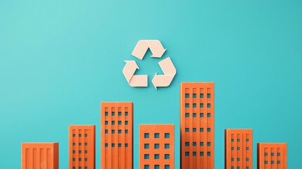 Infographic Displaying Environmental Benefits of Sustainable Urban Architecture