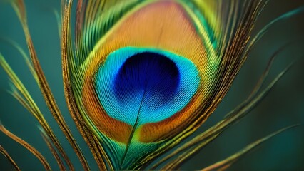 Sacred Peacock Feather Krishna Symbol Traditional Decoration