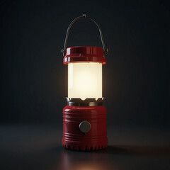 lantern on a black background