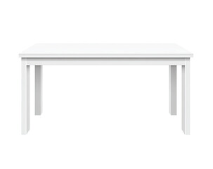 Simple white rectangular table (2)