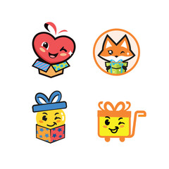 Gift character accessories logo