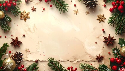 Christmas festive, warm, textured backdrop