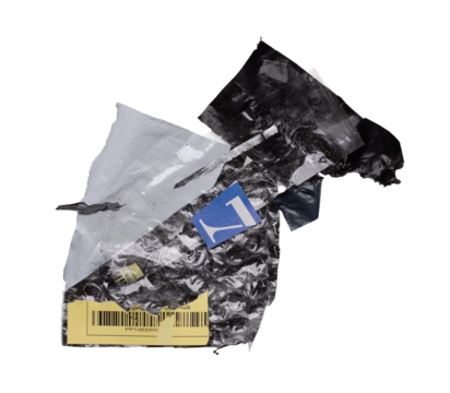 adhesive tape collage art with different elements grunge style png isolated on transparent background