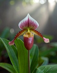 Exquisite orchid in morning light