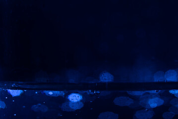 abstract blue background with space and bubbles