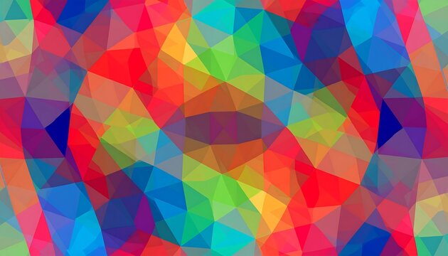 Vibrant, geometric, kaleidoscopic pattern