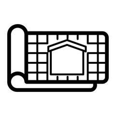 blueprint Line Icon