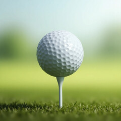 golf ball on tee