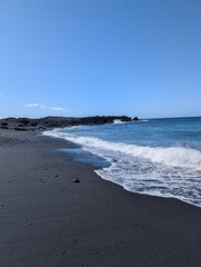Los Hervideros cliffs in Lanzarote, Canary Islands (Spain)