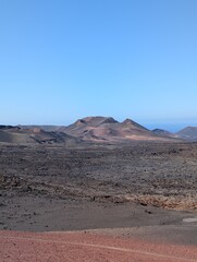 Timanfaya National Park in Lanzarote, Canary Islands (Spain)