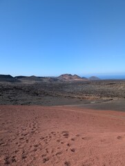 Timanfaya National Park in Lanzarote, Canary Islands (Spain)