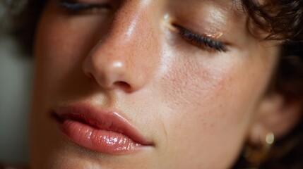 Fototapeta premium close up of a young woman