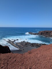 Volcanic landscape of Lanzarote, Canary Islands (Spain)