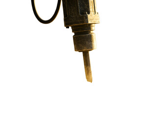 Close-up of a Jackhammer Drill Bit