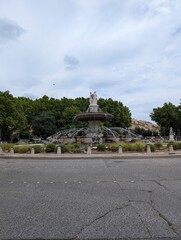 Fountain in Aix-en-Provence, Provence (France)
