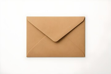 Brown kraft paper mailing envelope