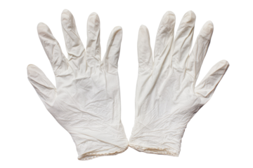 White Latex Gloves Medical Protective Handwear
