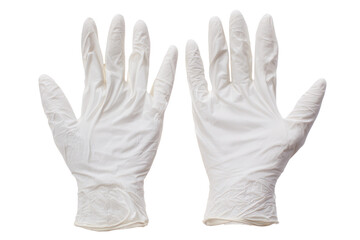 White Latex Gloves Medical Protective Handwear