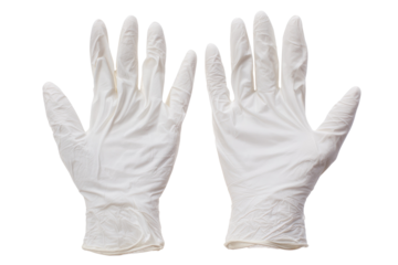 White Latex Gloves Medical Protective Handwear