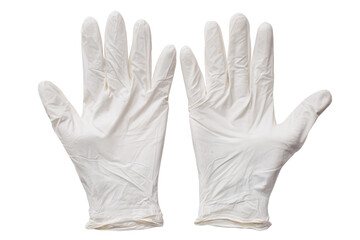 White Latex Gloves Medical Protective Handwear