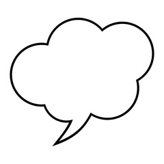line speech bubble