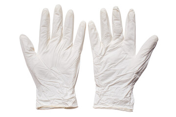 White Latex Gloves Medical Protective Handwear