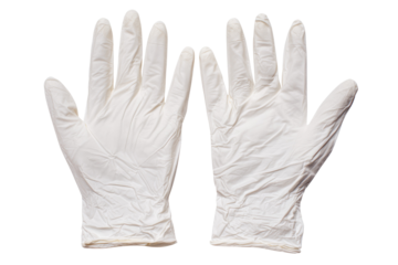 White Latex Gloves Medical Protective Handwear