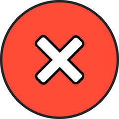 Obraz premium vector flat simple icon graphic exit