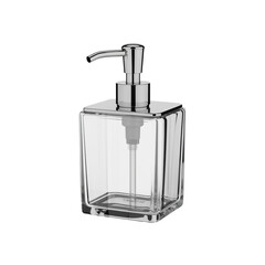 Obraz premium A product photo of a modern soap dispenser against on a transparent background. 