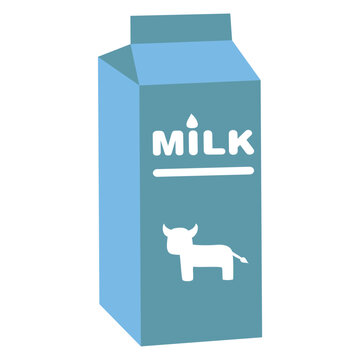 milk box carton illustration